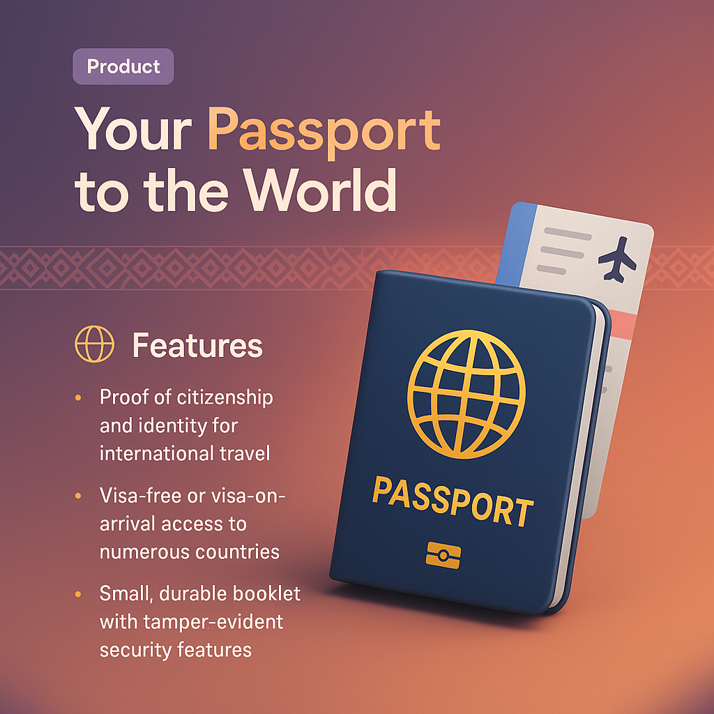 Dynamic Passport Landing Page Design