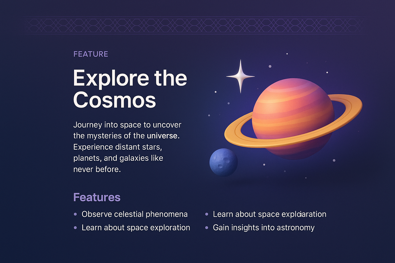 Explore the Cosmos: Journey Through Space and Stars