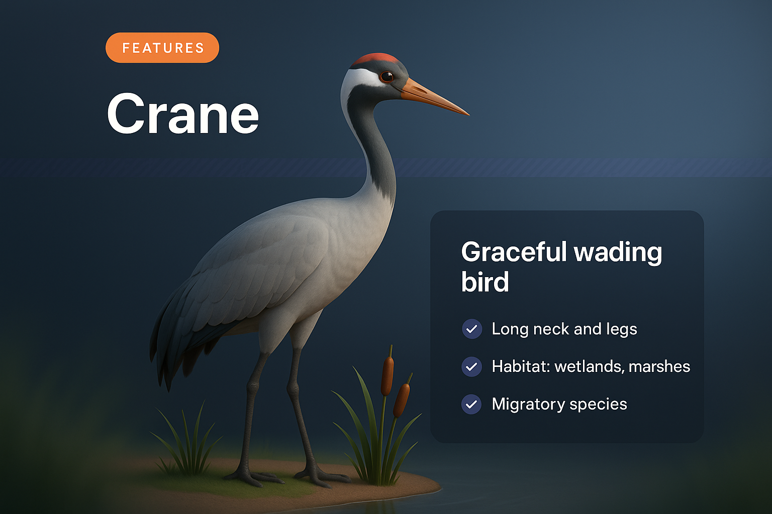 Discover the Graceful Crane: Features and Habitat