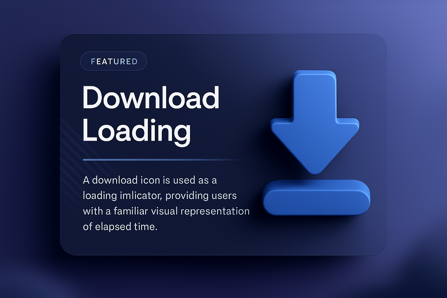 Download Icon Loading Indicator Design