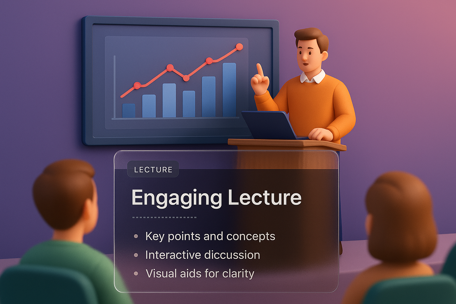 3D Design Integration for Engaging Lectures