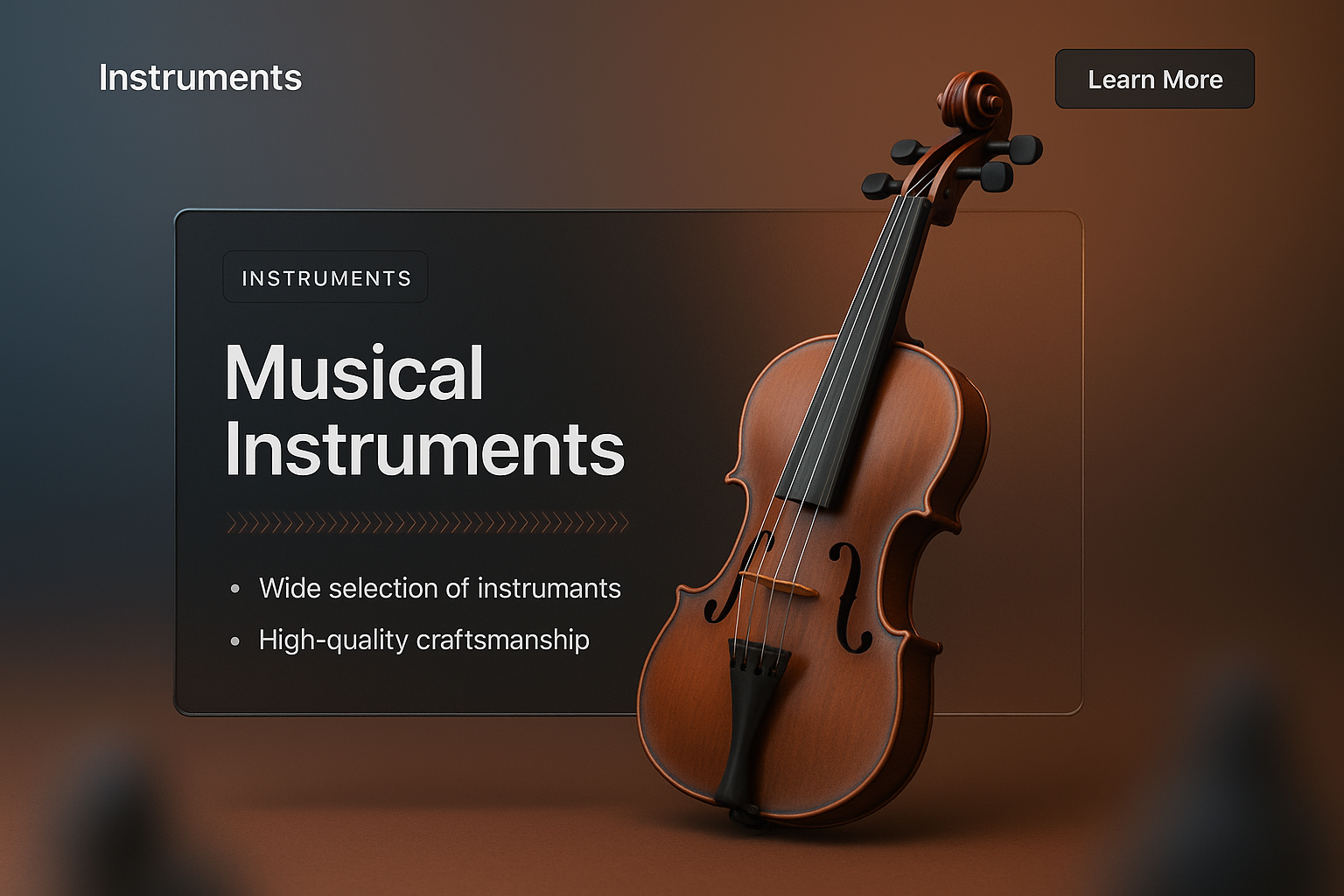 3D Instrument Design with Modern UI Elements