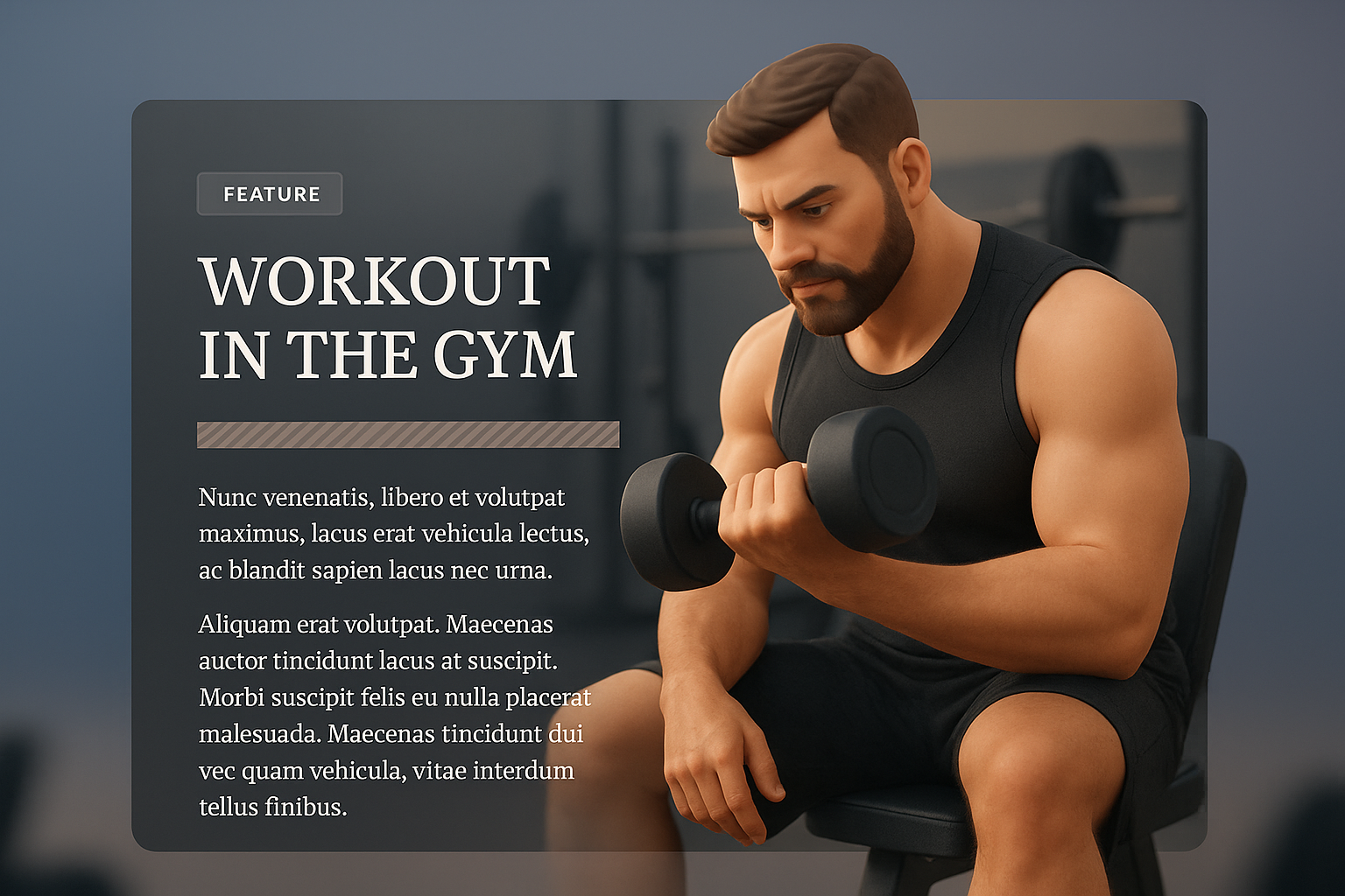 Dynamic Gym Workout Scene Featuring Strength Training