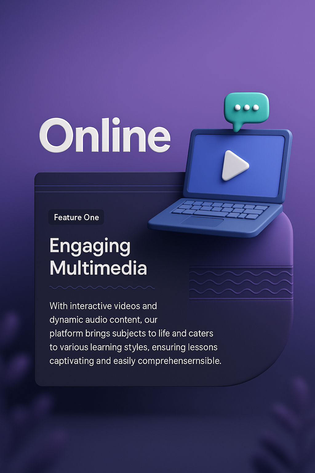 3D Web Design with Engaging Multimedia Features