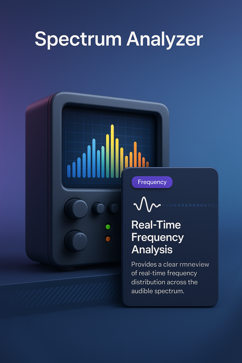 3D Spectrum Analyzer with Real-Time Frequency Analysis