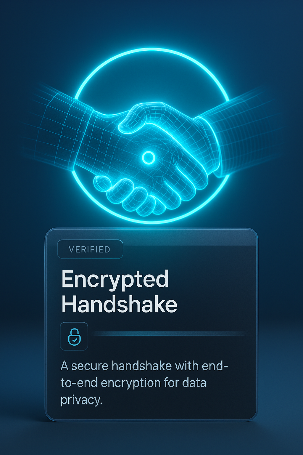Visual Representation of an Encrypted Handshake for Data Privacy