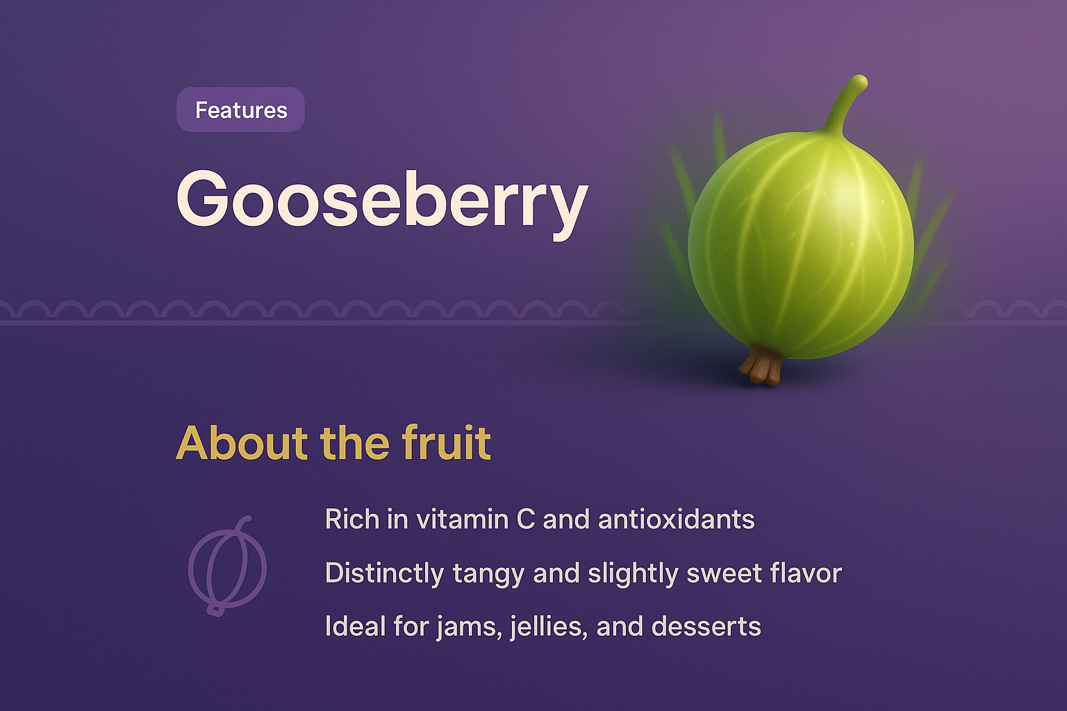 Gooseberry Landing Page Design with 3D Illustration