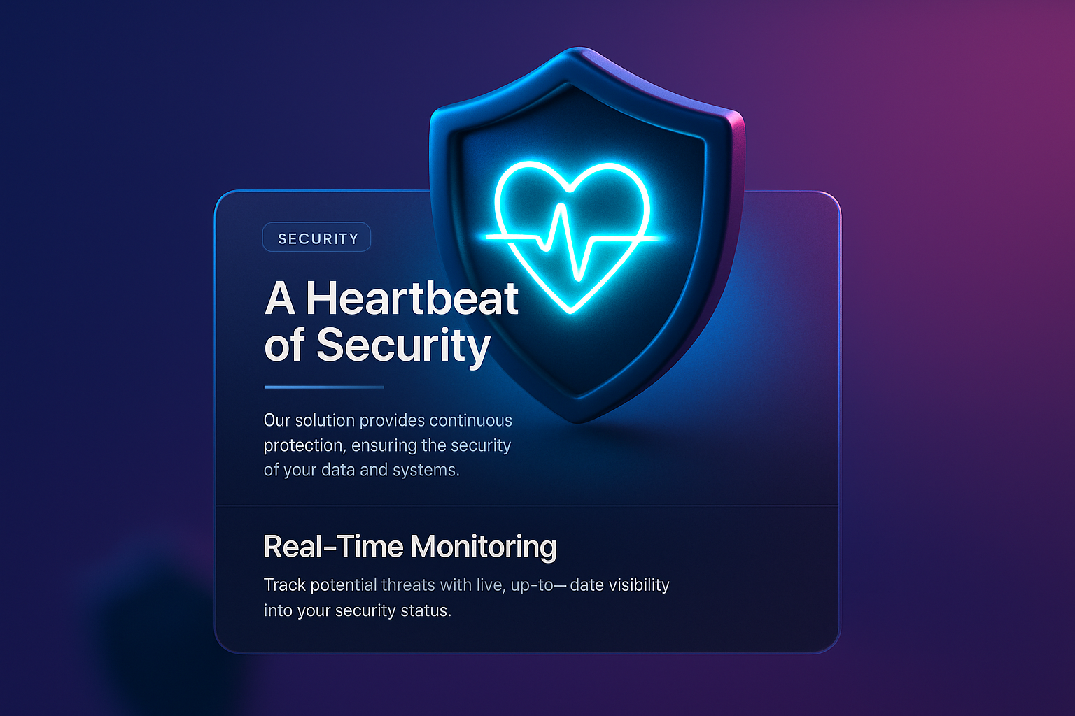 Glowing Pulse Illustrating Security Monitoring Concept